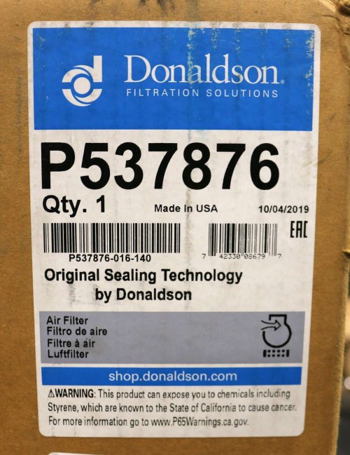 DONALDSON AIR FILTER ELEMENT: PRIMARY