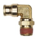 HALDEX BRASS MALE 90DEGREE SWL 3/8T  1/4P