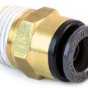 HALDEX FITTING CONNECTOR MALE 1/4T 1/8P DOT PUSH COMP