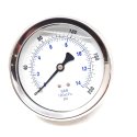 QUINCY COMPRESSOR PRESSURE GAUGE: LIQUID FILLED