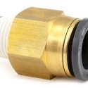 ALKON FITTING CONNECTOR MALE 3/8T 1/8P DOT PUCH COMP