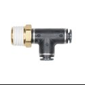 TRAMEC SLOAN FITTING RUN T MALE SWL 5/32T 1/8P PUSH COMP