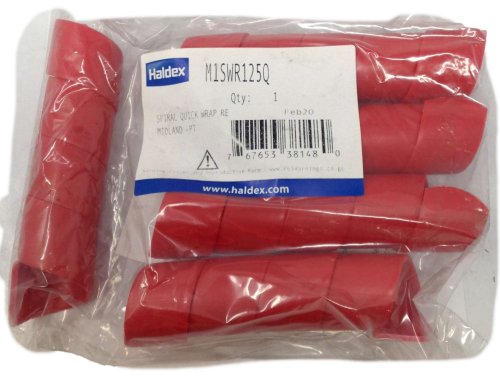 MIDLAND 5-PACK SPIRAL QUICKWRAP RED 1.25\"OD