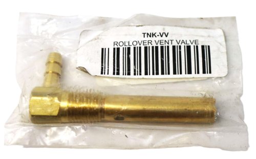 TANKS INC. ROLLOVER VENT VALVE  BRASS  1/4'' NPTX 5/16'' HOSE