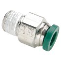 HALDEX MIDLAND FITTING CONNECTOR MALE 1/8T 1/4P PUSH COMP