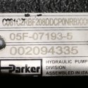 PARKER HYDRAULIC PUMP-CW 81CC F CTRL RG165T