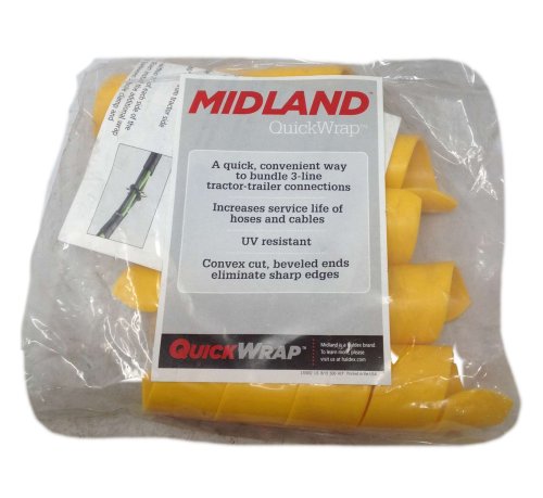 MIDLAND 5-PACK YELLOW SPIRAL QUICKWRAP 1.25\" OD