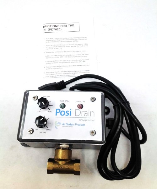 AIR SYSTEM PRODUCTS DRAINTIMED SOLENOID115V/1PH