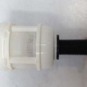 ZEKS INTERNAL FLOAT DRAIN: WHITE W/BLACK STEM