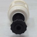 ZEKS INTERNAL FLOAT DRAIN: WHITE W/BLACK STEM