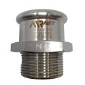 AIRnet NIPPLE 316L D42X1 1/4 NPT M