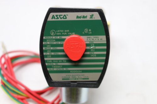 ASCO 8210 SERIES  180°F MAX FLUID TEMP