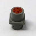 DEUTSCH GRAY SEALED RECEPT  PLASTIC PLUG  5-WAY  250V