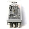 EATON GENERAL PURPOSE RELAY  PLUG-IN BASE  120VAC COIL