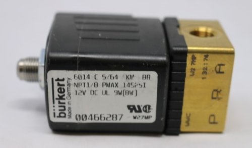 BURKERT PNEUMATIC SOLENOID VALVE 3WAY N.C.