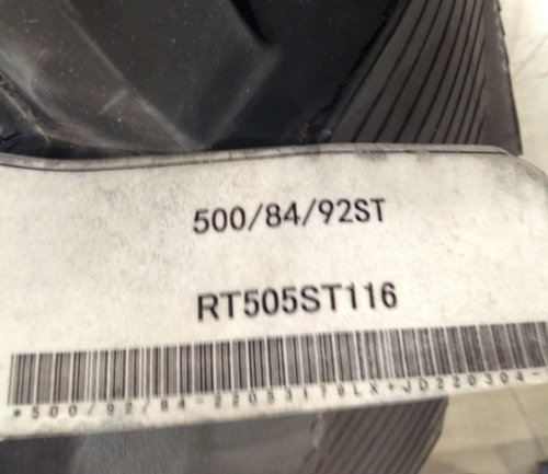 TRELLEBORG TIRE CRT-800 COMPACT RUBBER TRACK 500X84X92 ST