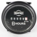 ISSAPRO GAUGE HOUR METER  10-80 VDC BLACK R8861HV