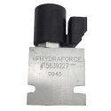 HYDRAFORCE HYDRAULIC VALVE W/SOLEOID CARTRIDGE AND COIL