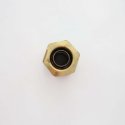 FASTENAL BRASS COMPRESSION DOT UNION FOR NYLON TUBING 3/4