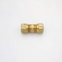 FASTENAL BRASS COMPRESSION DOT UNION FOR NYLON TUBING 3/4