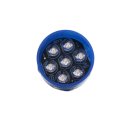 DIALIGHT LED LAMP  15MM  BLUE  28VDC  20mA  6300MCD