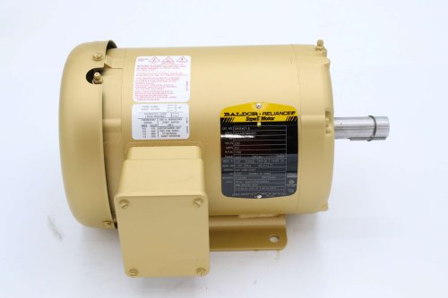 BALDOR ELECTRIC MOTOR 1A 200V 60Hz 143T 1760RPM 3PH