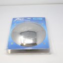 AMERICAN CHROME FRONT HUB CAP W/6 NOTCES UNEVEN CUT