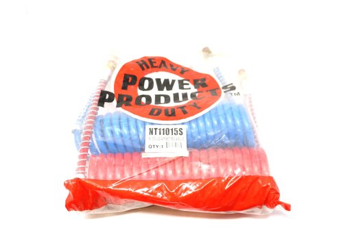 POWER PRODUCTS 15' COILED AIR SET RED & BLUE