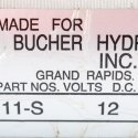 BUCHER HYDRAULICS ELECTRIC HYDRAULIC PUMP